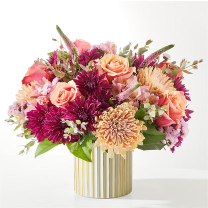 Berry Cobbler Bouquet with Ivory Vase –  Sign Of The Rose, Colorado Springs CO