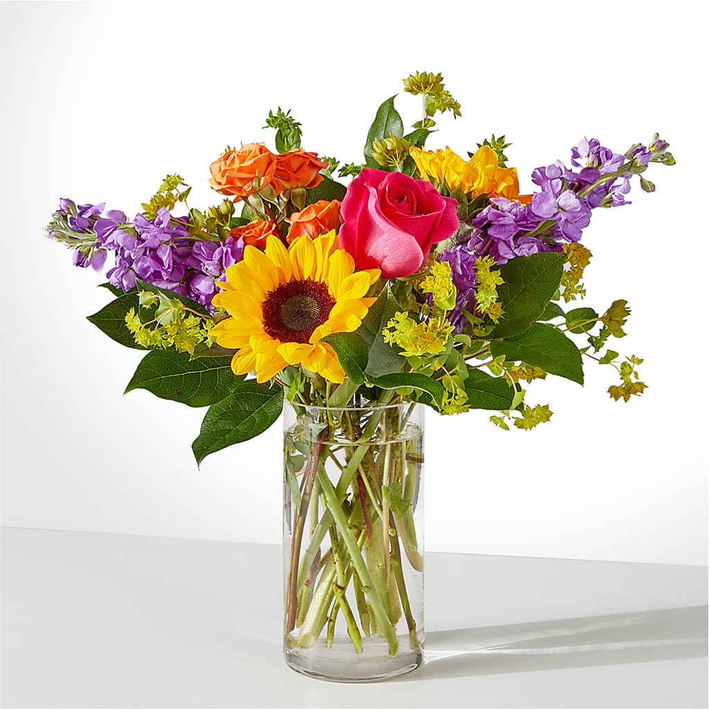 Vibrant Greetings Bouquet –  Sign Of The Rose, Colorado Springs CO