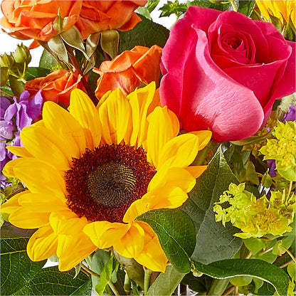 Vibrant Greetings Bouquet –  Sign Of The Rose, Colorado Springs CO