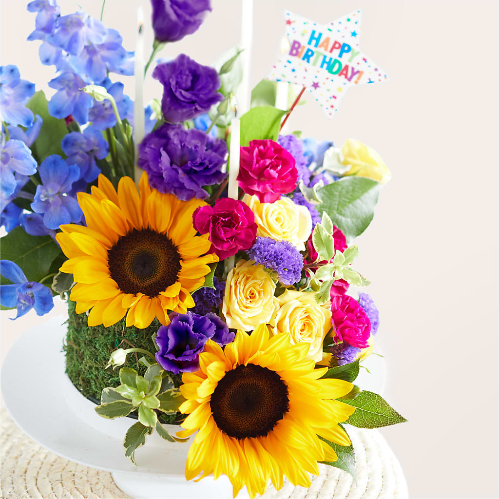 Star of the Day Floral Cake –  Sign Of The Rose, Colorado Springs CO