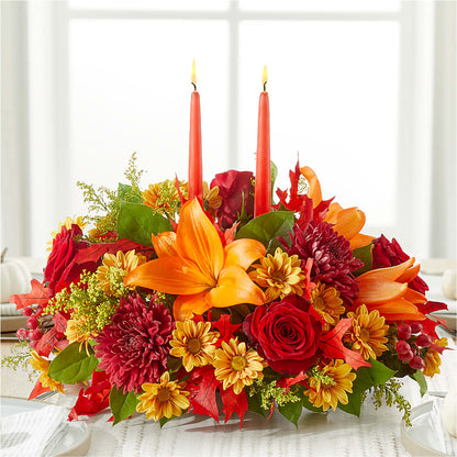 Autumn's Embrace Centerpiece –  Sign Of The Rose, Colorado Springs CO